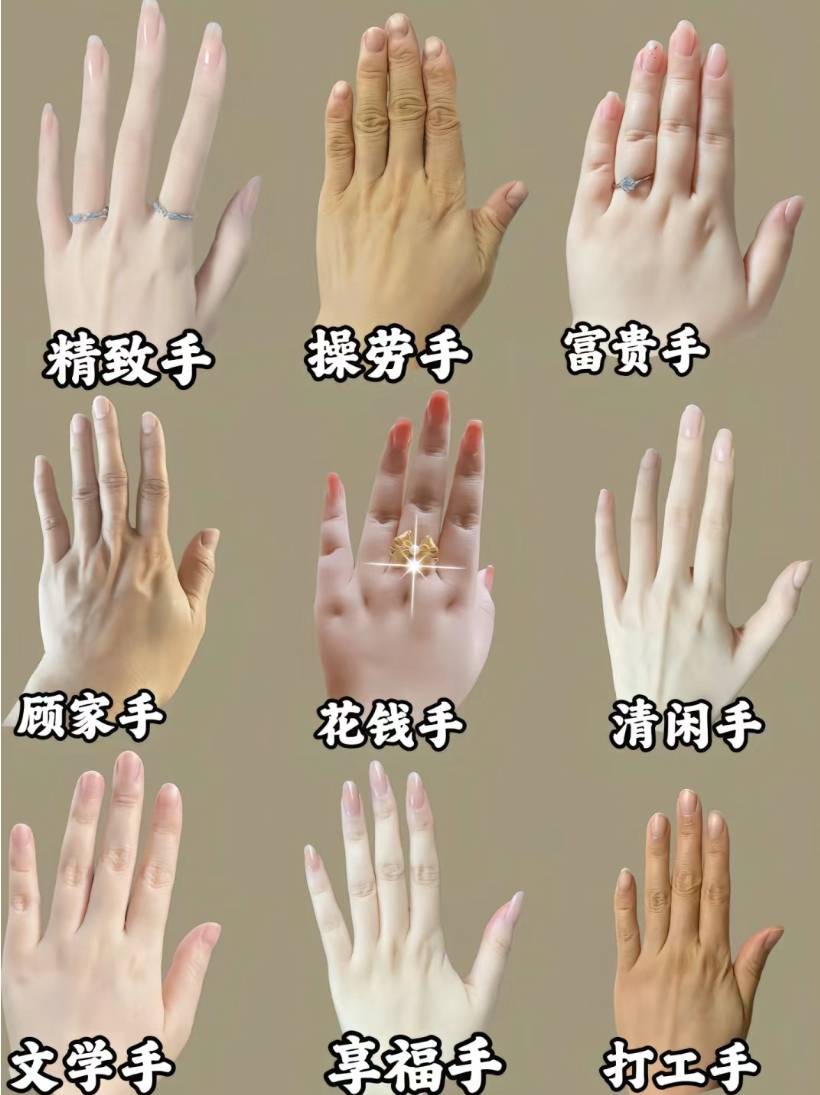 么多看看你是享福手还是操劳手OG视讯长见识了原来手型这(图6)